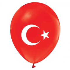 GEMAR BALON AYYILDIZ BASKILI 26CM 100 LU