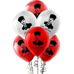 GEMAR BALON ATATURK BASKILI 26CM 100 LU