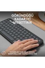 LOGITECH KLAVYE PEBBLE   K380S  KEYS 2 BLT