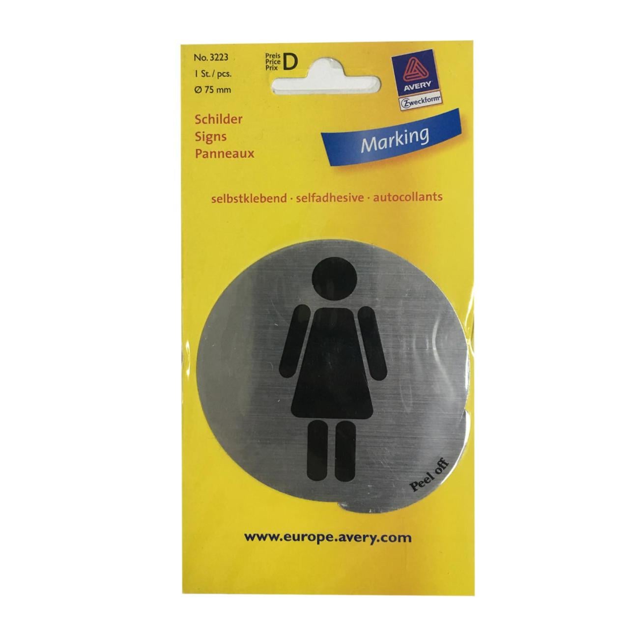AVERY WC BAYAN YONLENDIRME LEVHASI GUMUS (3223)