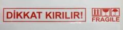 DIKKAT KIRILIR BASKILI KOLI BANTI 45x100mt.