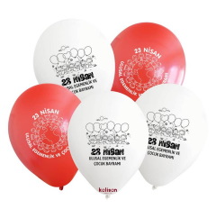 GEMAR BALON 23 NISAN BASKILI 26CM 100 LU