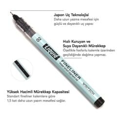 WRITECH LIQUID FINELINER 03 KALEM W-704