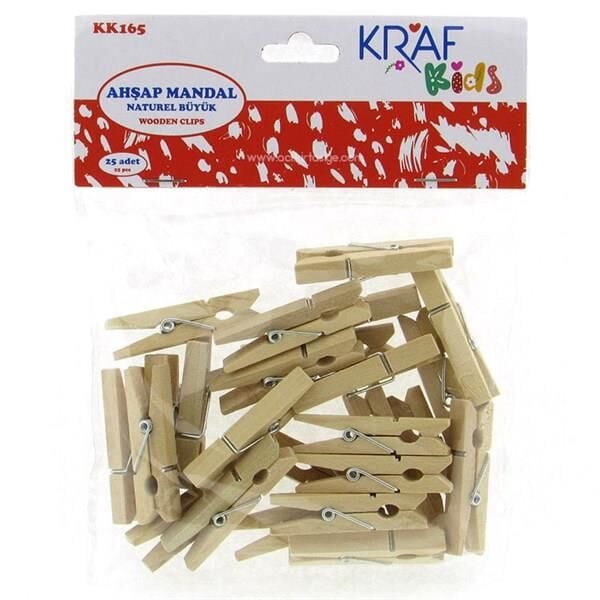 KRAF KIDS AHSAP MANDAL NATUREL BUYUK 25 LI KK165