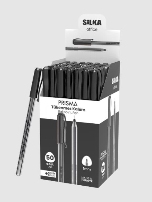 SILKA LINC OFFIX TUKENMEZ KALEM SIYAH 50LI