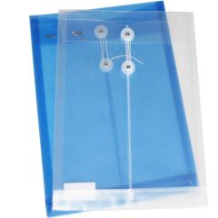 SMATO EVRAK DOSYASI A4 IPLI BAGLI MAVI (W7535)