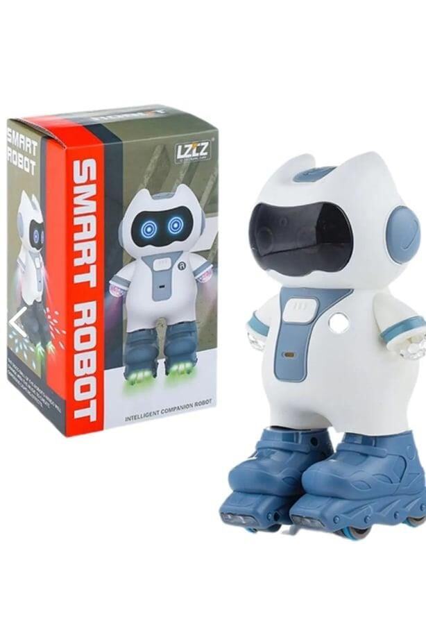 ISIKLI VE SESLI KAYARAK DANS EDEN ROBOT