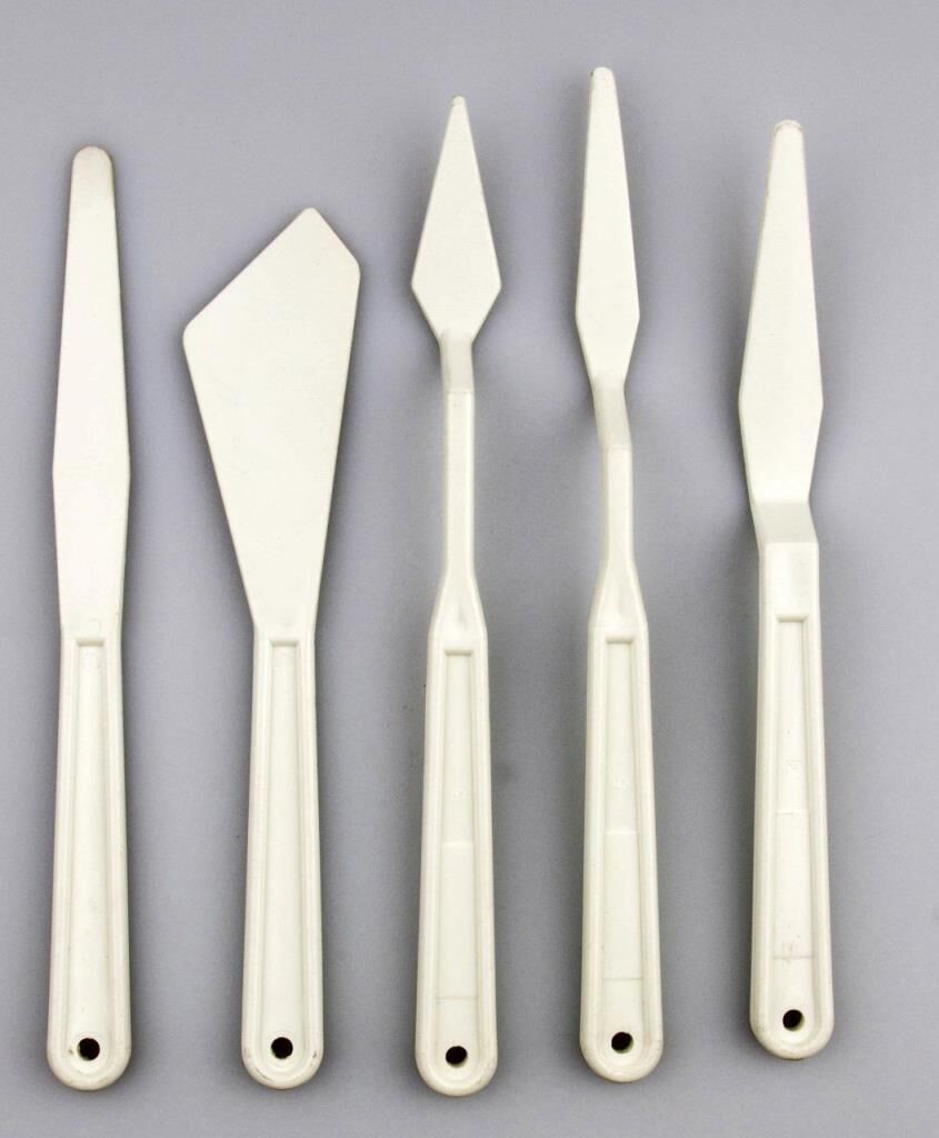 SAMUR-AVEGA SPATULA SETI  PLASTIK 5 LI