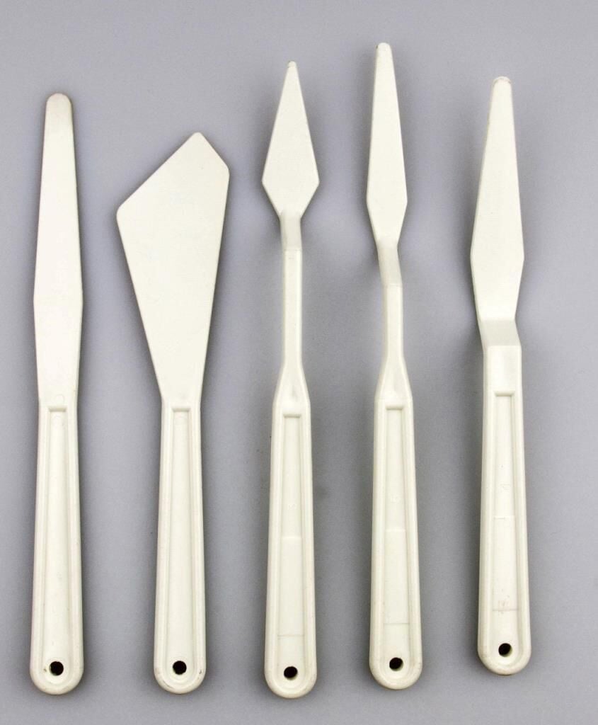SAMUR-AVEGA SPATULA SETI  PLASTIK 5 LI
