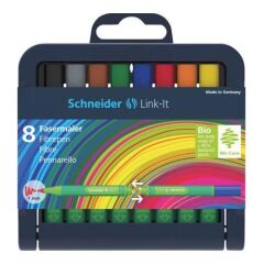 SCHNEIDER GLISS KALEM  1mm 8 RENK KISA (192098)