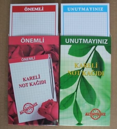 ALTINYILDIZ UNUTMAYINIZ NOT KAGIDI 50LI KAREL 8x14