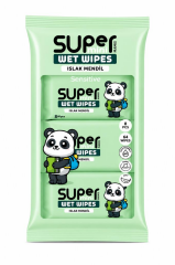 WET WIPES SUPER MINI ISLAK MENDIL 8 LI PANDA
