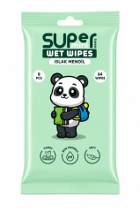 WET WIPES SUPER MINI ISLAK MENDIL 8 LI PANDA
