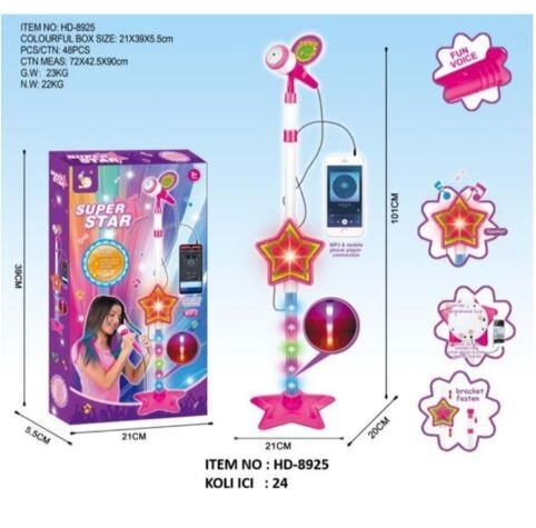 KARAOKE MIKROFON ISIKLI HD-8925