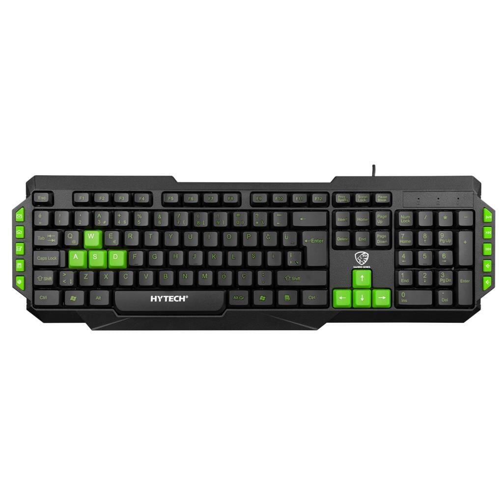 HYTECH HYK-46 GAMY SIYAH USB YESL Q GAMING KLAVYE