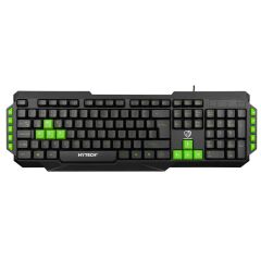 HYTECH HYK-46 GAMY SIYAH USB YESL Q GAMING KLAVYE