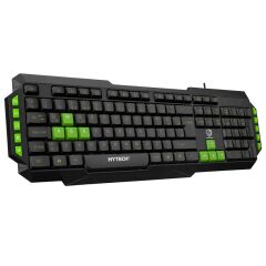 HYTECH HYK-46 GAMY SIYAH USB YESL Q GAMING KLAVYE