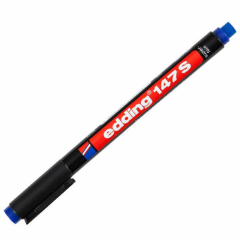 EDDING ASETAT KALEMI 03mm MAVI SILGILI (147S)