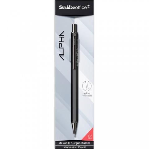 SCRIKSS ALPHA VERSATIL 0.7 MM SIYAH SEFFAF AMB.