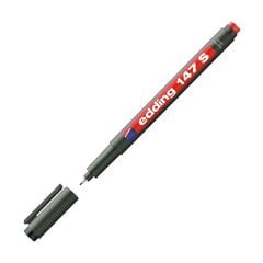 EDDING ASETAT KALEMI 03mm KIRMIZI SILGILI (147S)