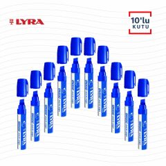 LYRA GROSSO PERMANENT MARKER JUMBO MAVI 10 LU KUTU