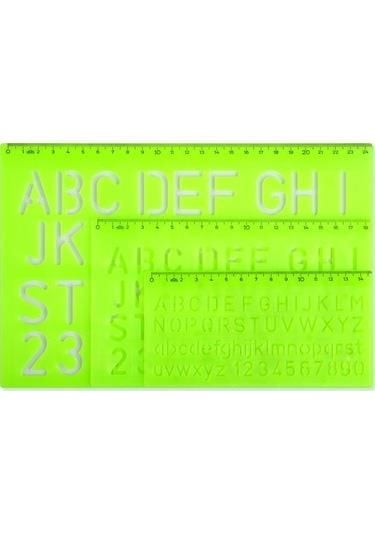 HATAS CETVEL B.HARF YAZI SABLONU SET (02260)