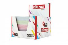 PIN KUP BLOK KUTULU RENKLI 8x8 cm. (PIN 1215)