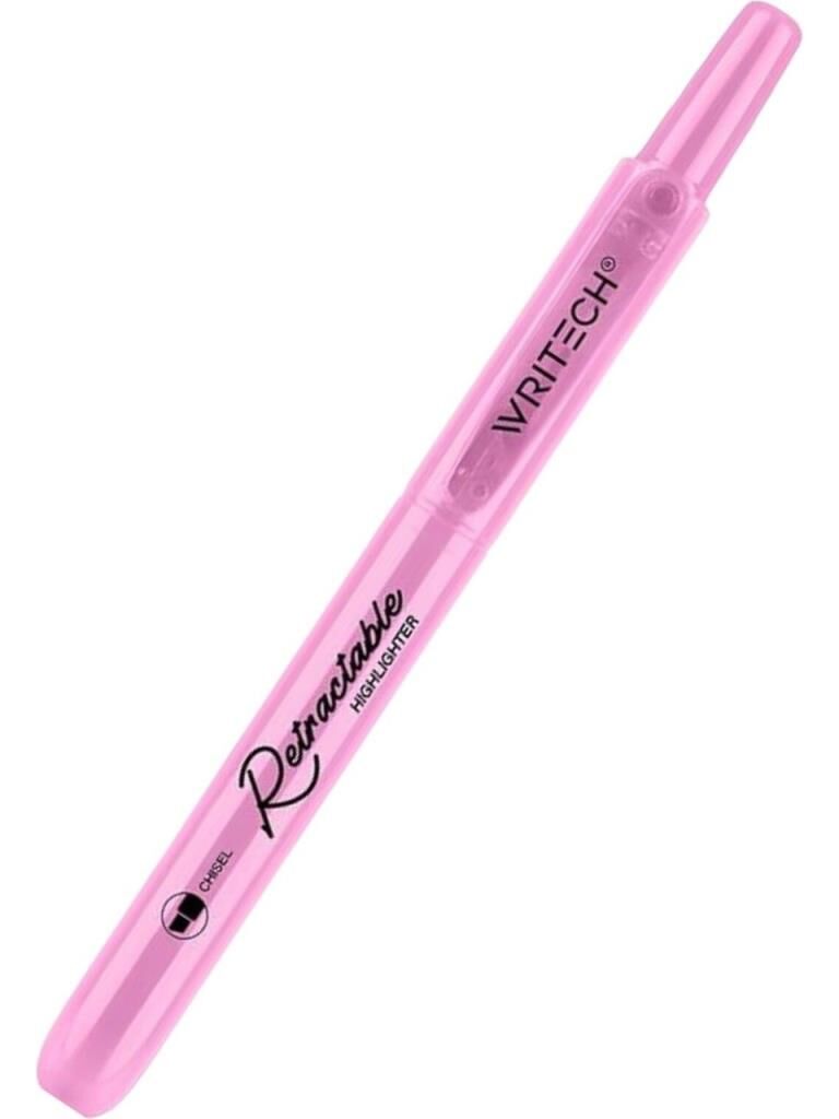 WRITECH BASMALI FOSFORLU KALEM PASTEL PEMBE W-805S
