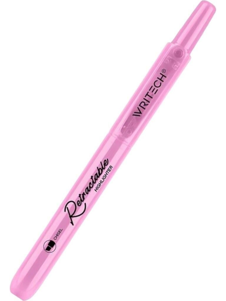 WRITECH BASMALI FOSFORLU KALEM PASTEL PEMBE W-805S