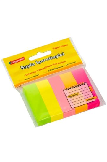 BIGPOINT YAP.ISARET BANTI KAGIT NEON 5 RENK(818-05