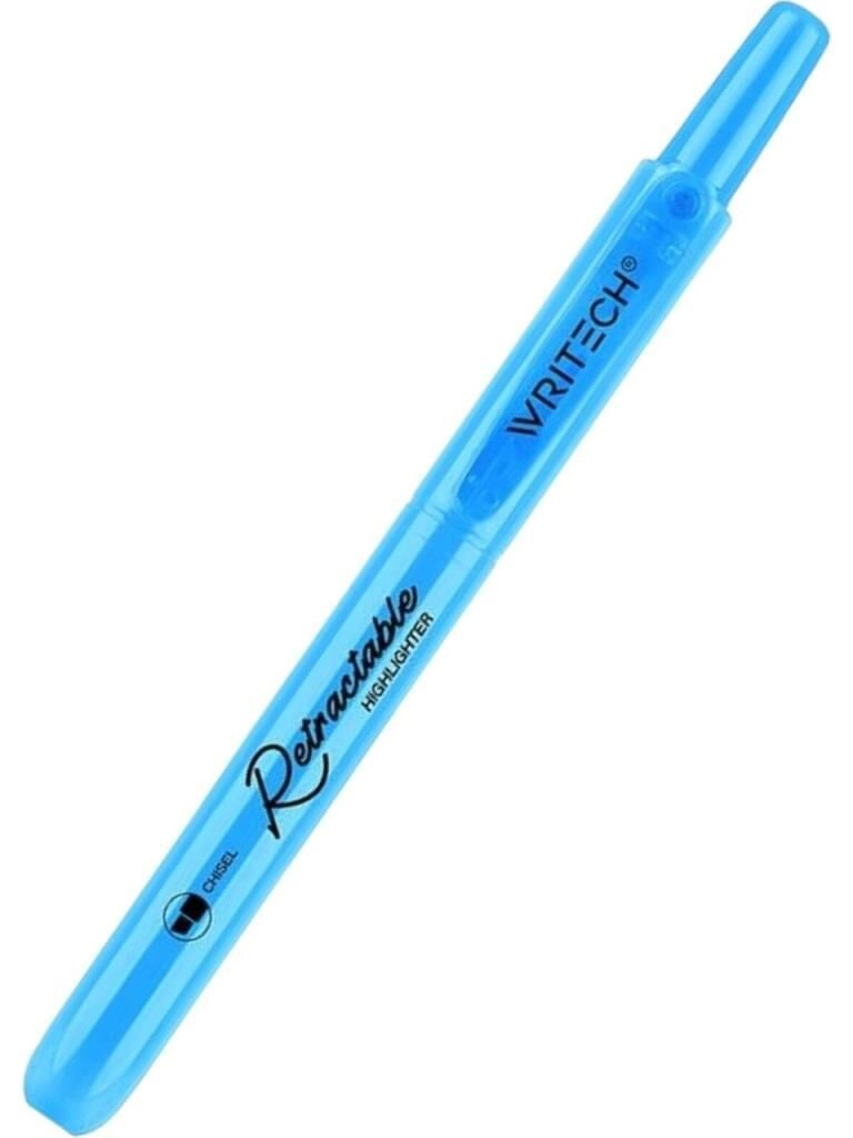 WRITECH BASMALI FOSFORLU KALEM NEON MAVI W-805S