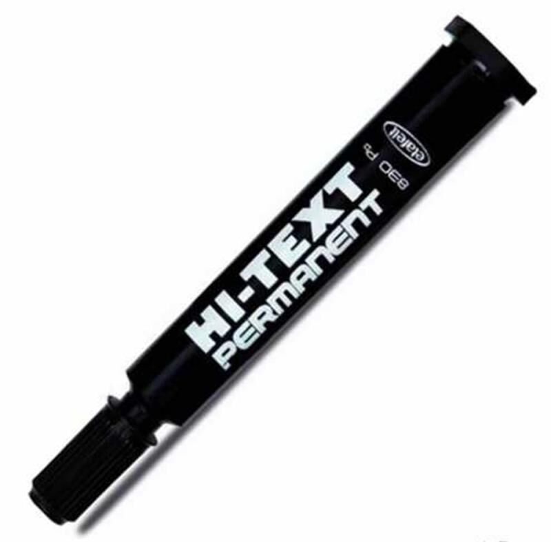 HI-TEXT PERMANENT MARKER YUVARLAK UC SIYAH (830PB)