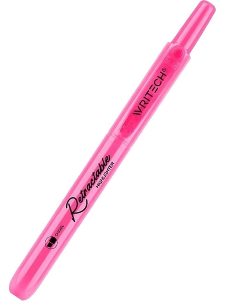 WRITECH BASMALI FOSFORLU KALEM NEON PEMBE W-805S