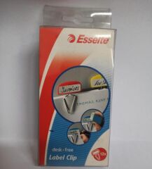 ESSELTE ATAS ETIKETLI KLIPS 12 LI (18258)