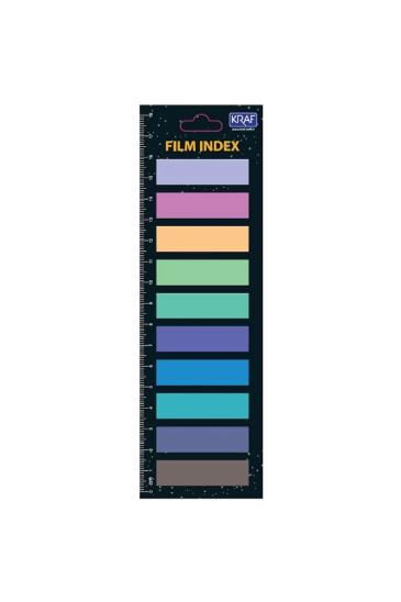 KRAF INDEX FILM (PP) 12x44MM OK SEKILLI 10 RENK X