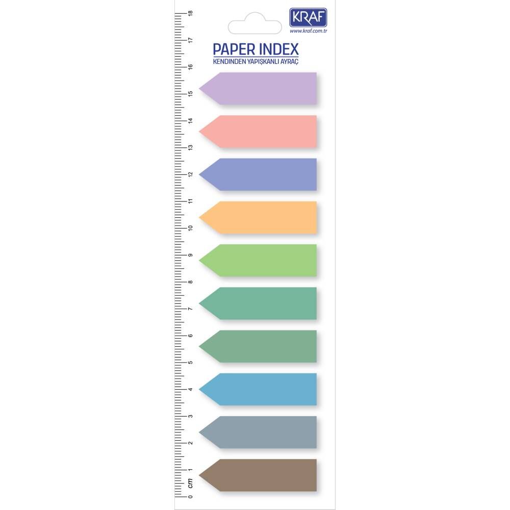 KRAF INDEX FILM (PP) 12x44MM OK SEKILLI 10 RENK X