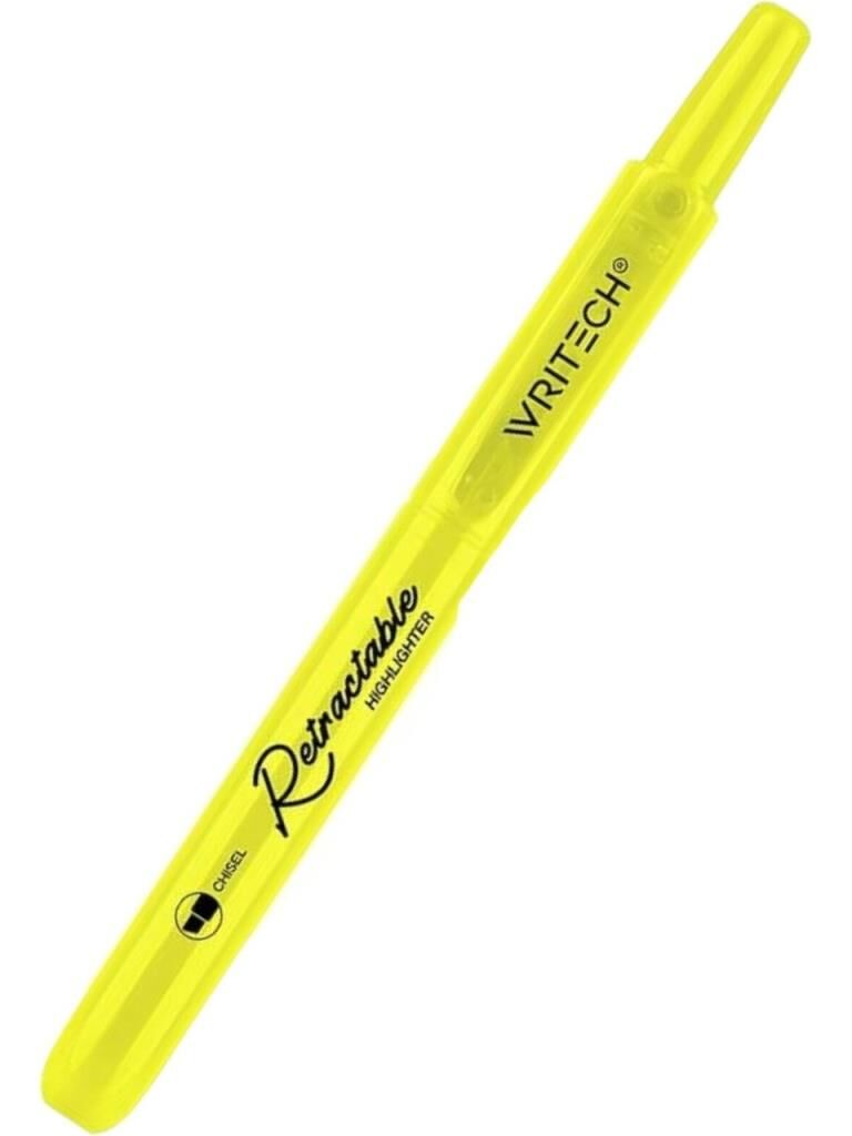 WRITECH BASMALI FOSFORLU KALEM NEON SARI W-805S