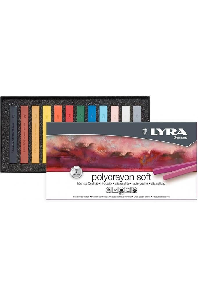 LYRA PASTEL POLYCRAYONS TOZ PASTEL 12LI 5651120