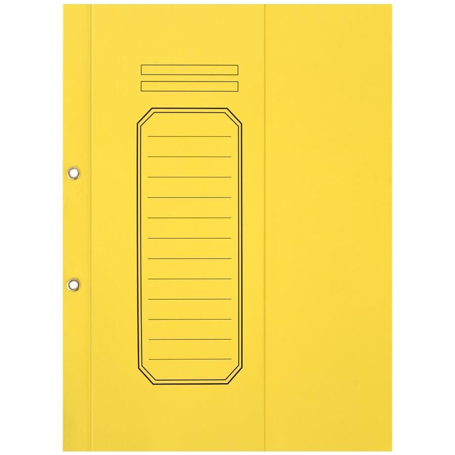 ALEMDAR LUX KARTON DOSYA YARIM KAPAK SARI 25 LI