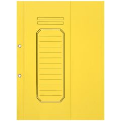 ALEMDAR LUX KARTON DOSYA YARIM KAPAK SARI 25 LI