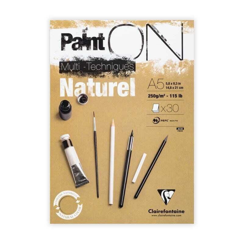 CLAIREFONTAINE CIZIM BLOGU PAINTON NATUREL A5 250g