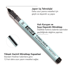 WRITECH LIQUID FINELINER BRUSH KALEM W-704