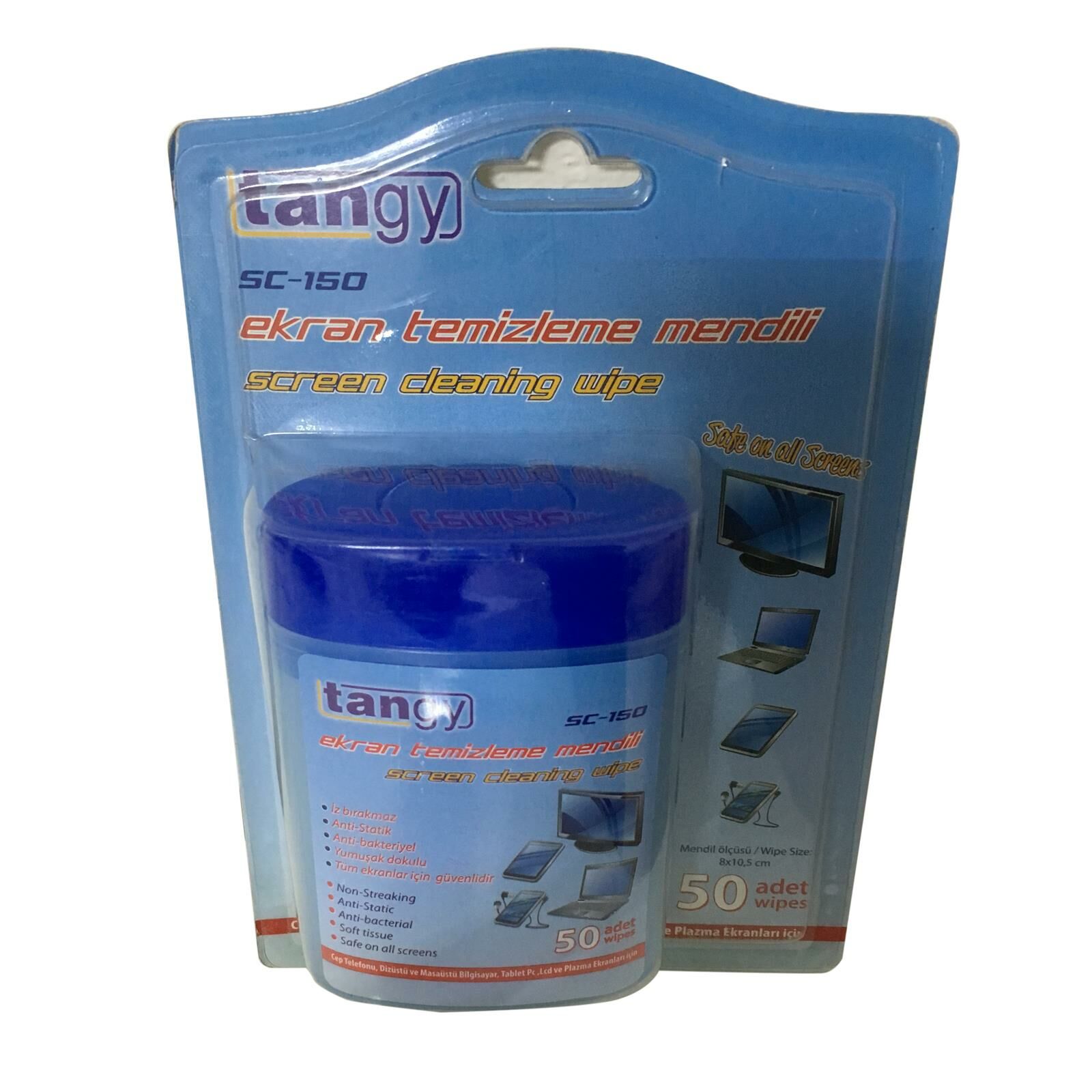 TANGY EKRAN TEMIZLEME MENDILI 50 LI (SC-150)