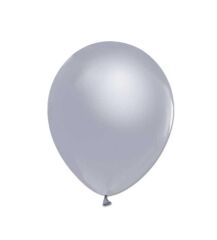 BALONEVI BALON 12 ınc METALIK SILVER GUMUS 100 LU