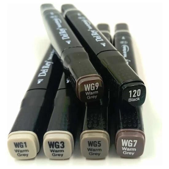 DELREY TWIN MARKER SICAK GRI TONLARI WG1/3/5/7/120