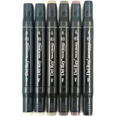 DELREY TWIN MARKER SICAK GRI TONLARI WG1/3/5/7/120