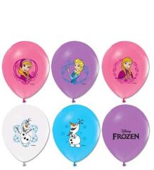 BALONEVI 4+1 FROZEN BASKILI PASTEL BALON 100 LU