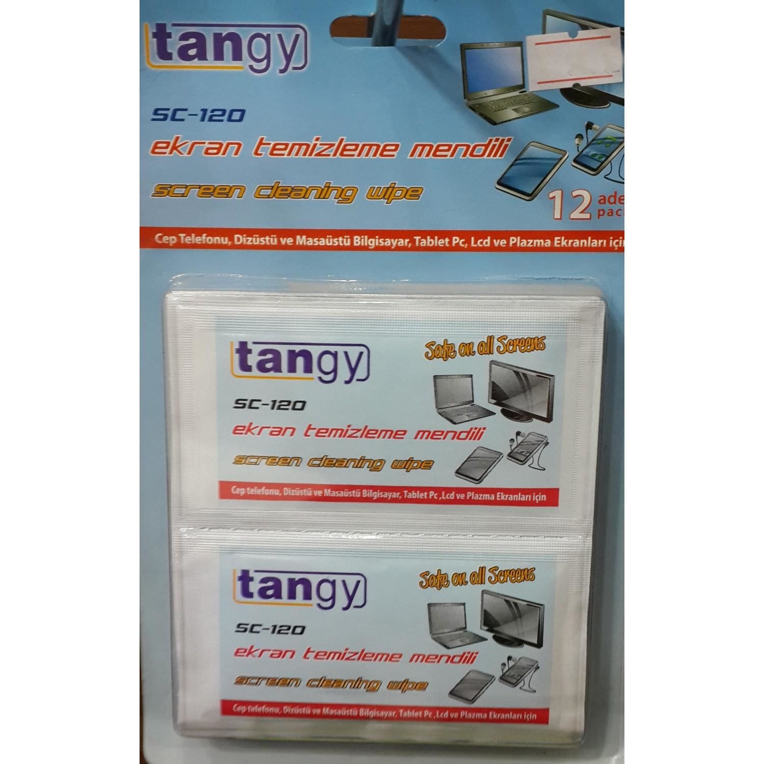 TANGY EKRAN TEMIZLEME MENDILI 12 LI (SC-120)