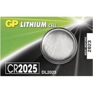 GP PIL LITYUM CR2025 1 LI