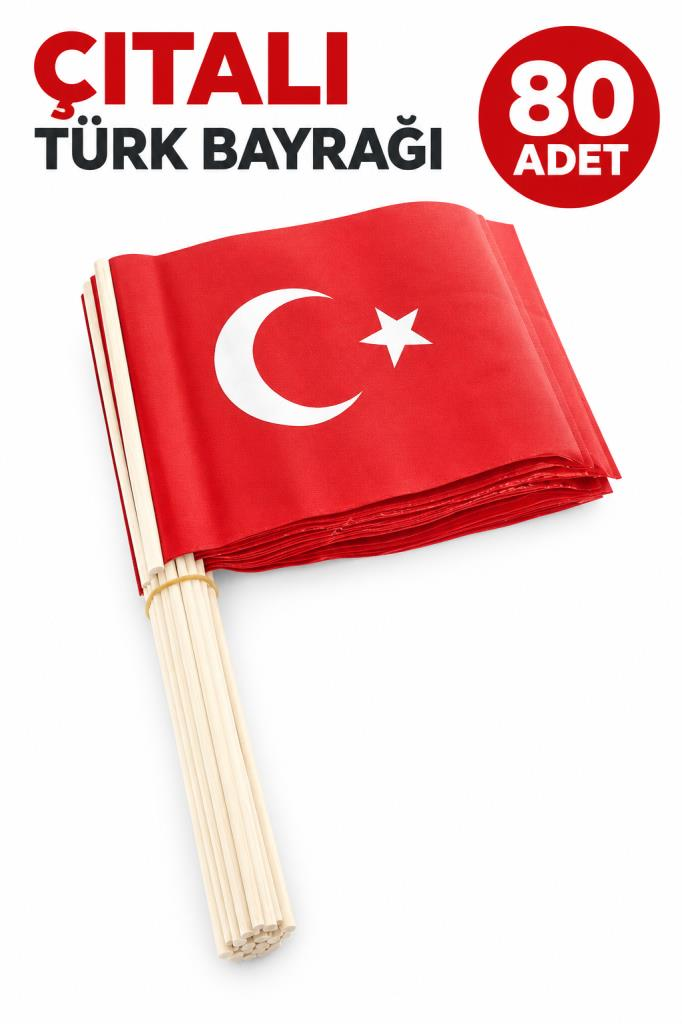 VATAN-BUKET BAYRAK CITALI KUCUK (12x22.5) 80 LI